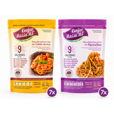 Konjac Massa® Mix 14 Embalagens - 7 Noodles e 7 Cab de Anjo